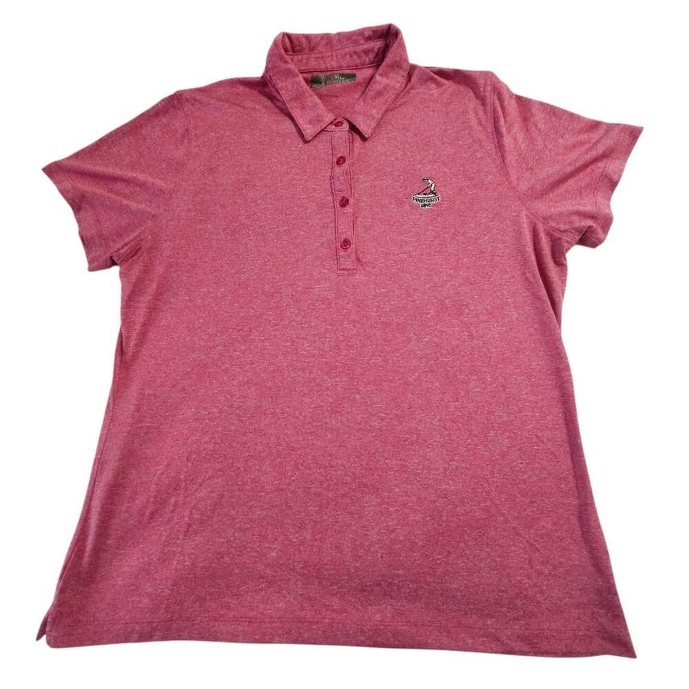The Putterboy Collection Women's Shirt Polo 40 Inch Chest Pink Pinehurst Golf